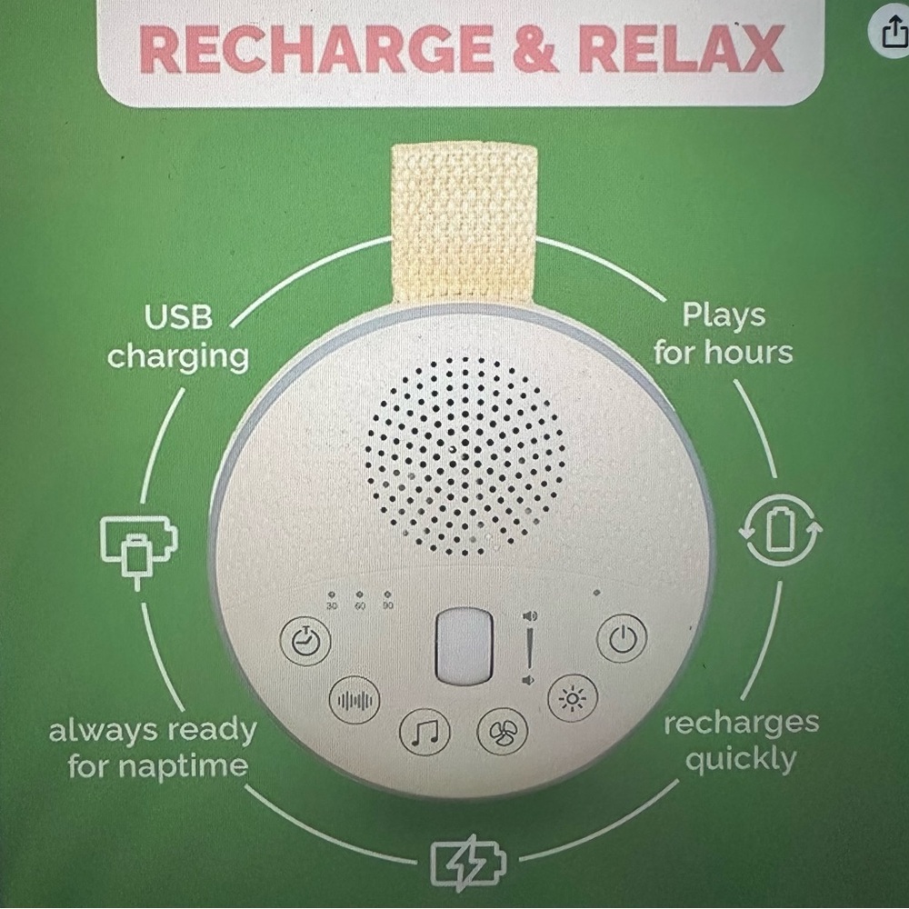 Portable Sound Machine - Cream - Picture 5 of 6